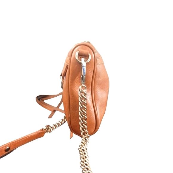 Rebecca Minkoff Tan Leather MAC Crossbody Bag - Picture 2 of 11